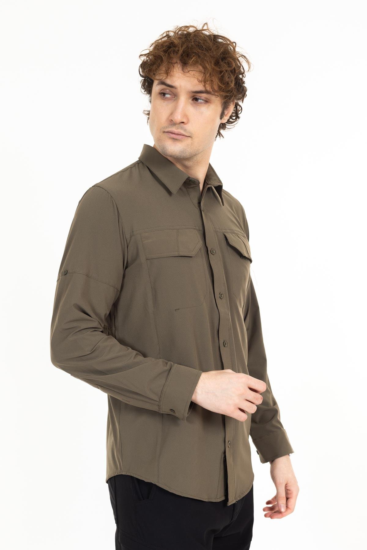 AKN 225 LİKRALI PREMİUM TAKTİK GÖMLEK-HAKİ