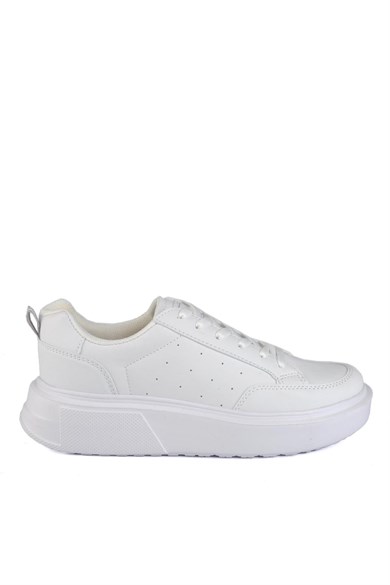 Beyaz Sneaker Kadın Spor Ayakkabı