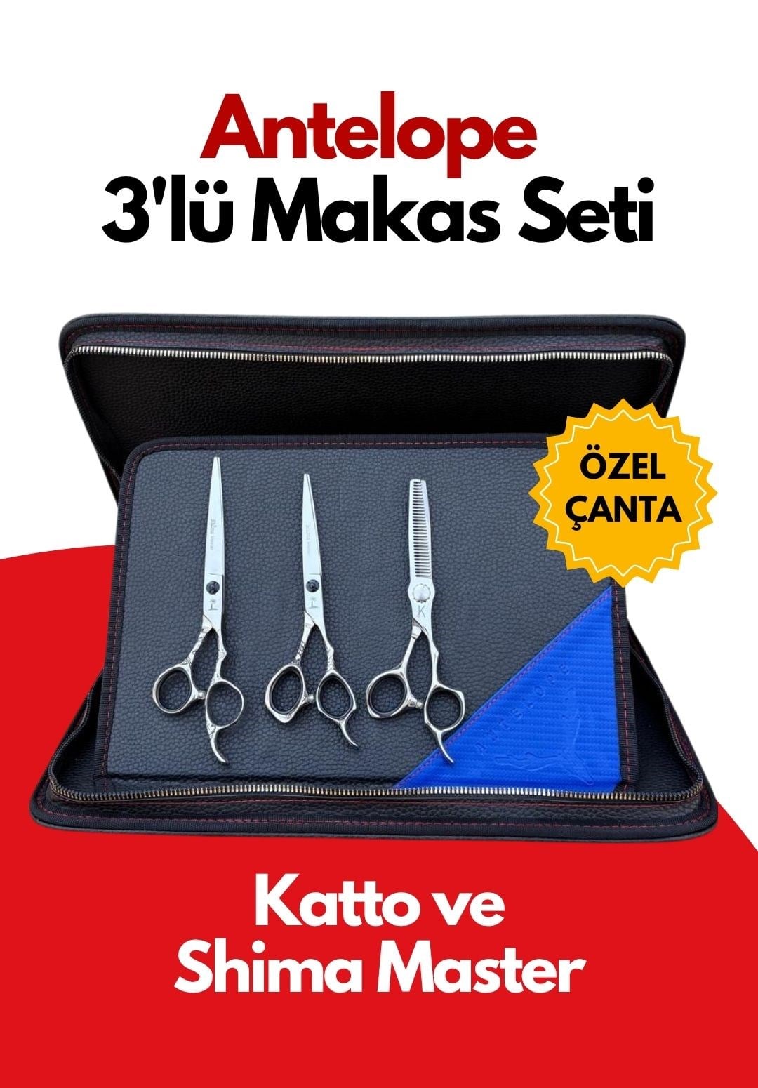 Antelope 3'lü Makas Seti