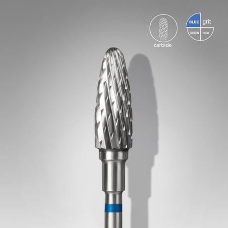 Sert Alaşım Mısır Freze, Mavi, Çap 5 mm / Çalışma Kısmı 13 mm
