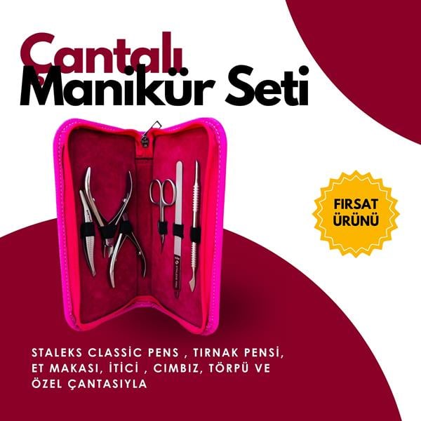 Çantalı Manikür Seti