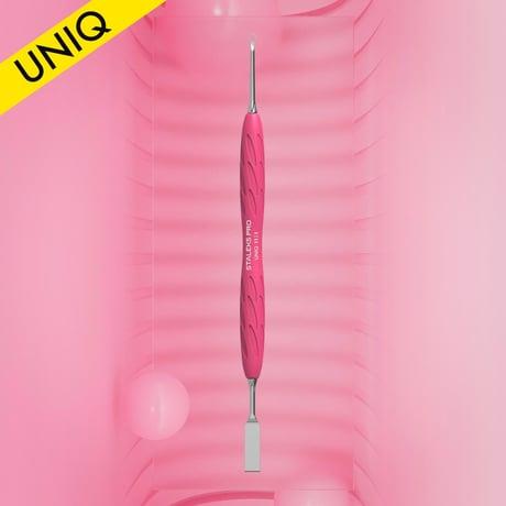 Gummy'' UNIQ 11 TYPE 1 Silikon Saplı Tırnak Eti İtici (Dar Düz İtici + Halka)