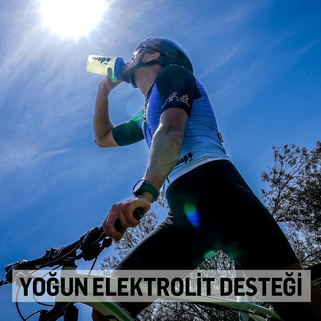 WUP Endu+Race, Yoğun Elektrolit, Kafeinli, Limon Aromalı, 40 Saşe Toz Efervesan