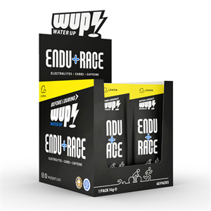 WUP Endu+Race, Yoğun Elektrolit, Kafeinli, Limon Aromalı, 40 Saşe Toz Efervesan