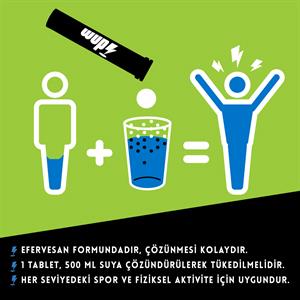 WUP Hydractive Elma Aromalı, 2x20 Efervesan Tablet, Elektrolit+Lösin
