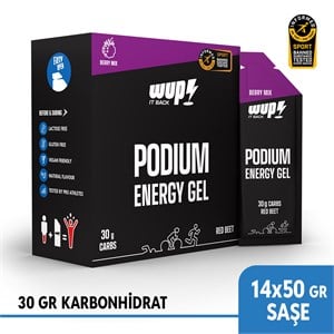 WUP Podium Enerji Jeli, Berry Mix, 14 Saşe 50 gr