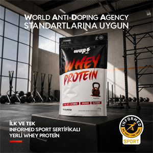 WUP Whey Protein, B1-B6-B12-C, Arjinin, Glutamin, Doğal Kakao, Çikolata, 576 gr 16 Servis