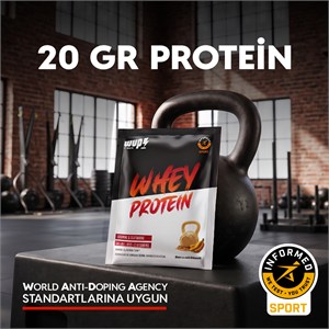 WUP Whey Protein, B1-B6-B12-C, Arjinin, Glutamin, Muz ve Bisküvi, 10 Saşe