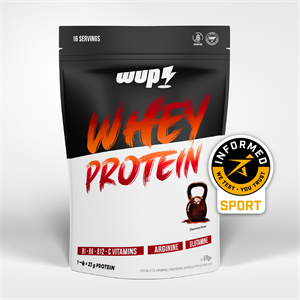 WUP Whey Protein, B1-B6-B12-C, Arjinin, Glutamin, Doğal Kakao, Çikolata, 576 gr 16 Servis