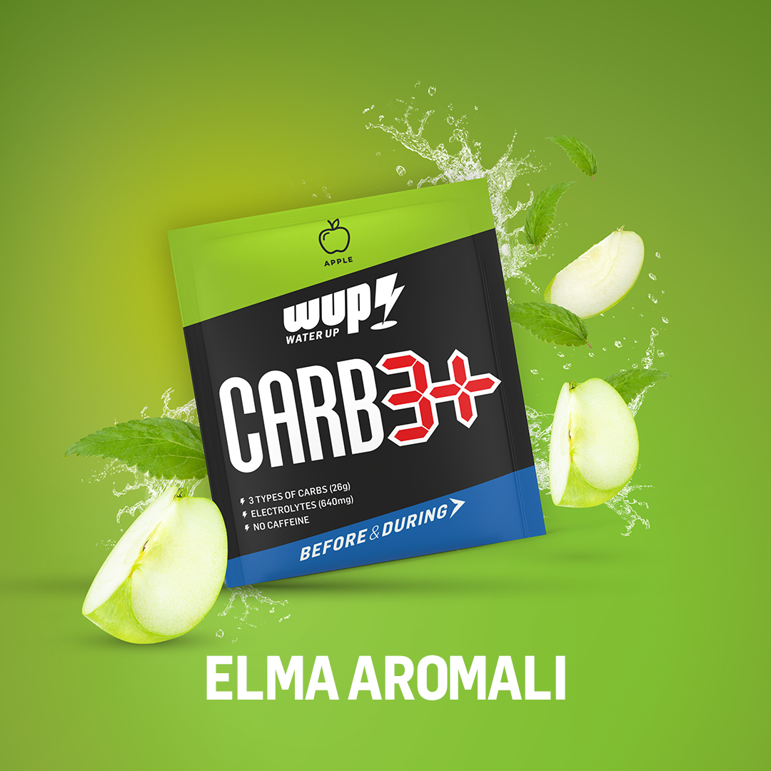 WUP Carb3+ Apple 24 Packs Effervescent Powder