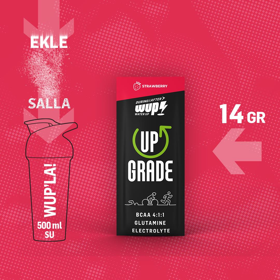 WUP Upgrade Çilekli, 40 Saşe, Toz Efervesan