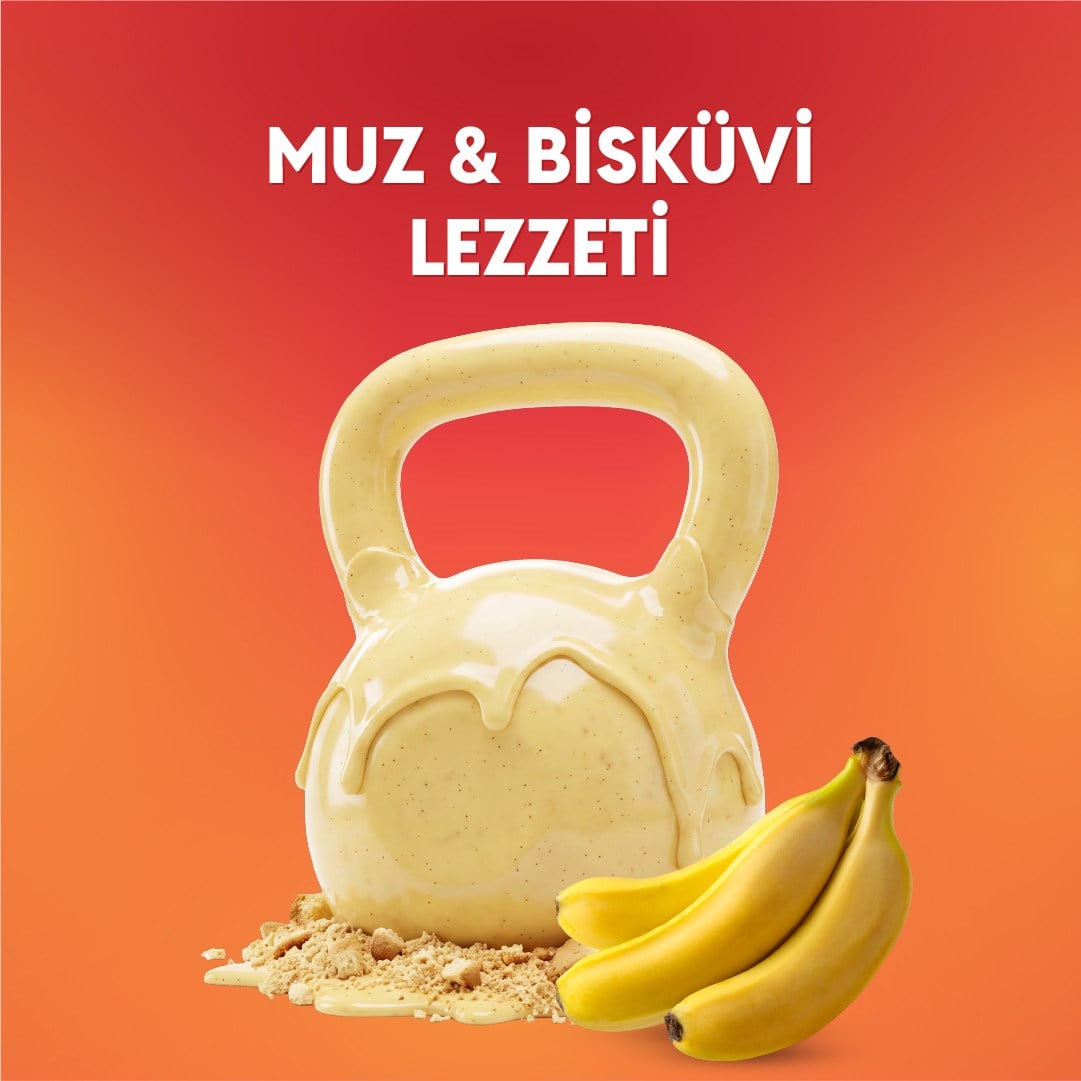 WUP Whey Protein, B1-B6-B12-C, Arjinin, Glutamin, Muz ve Bisküvi, 10 Saşe