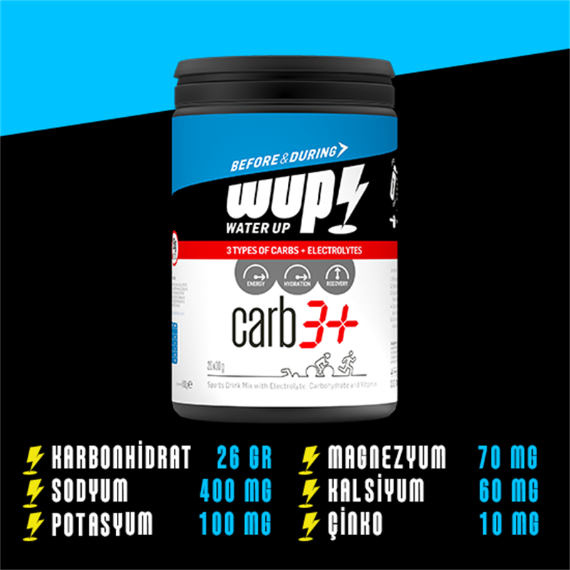 WUP Carb3+ Powder Sports Nutrition Carbohydrate