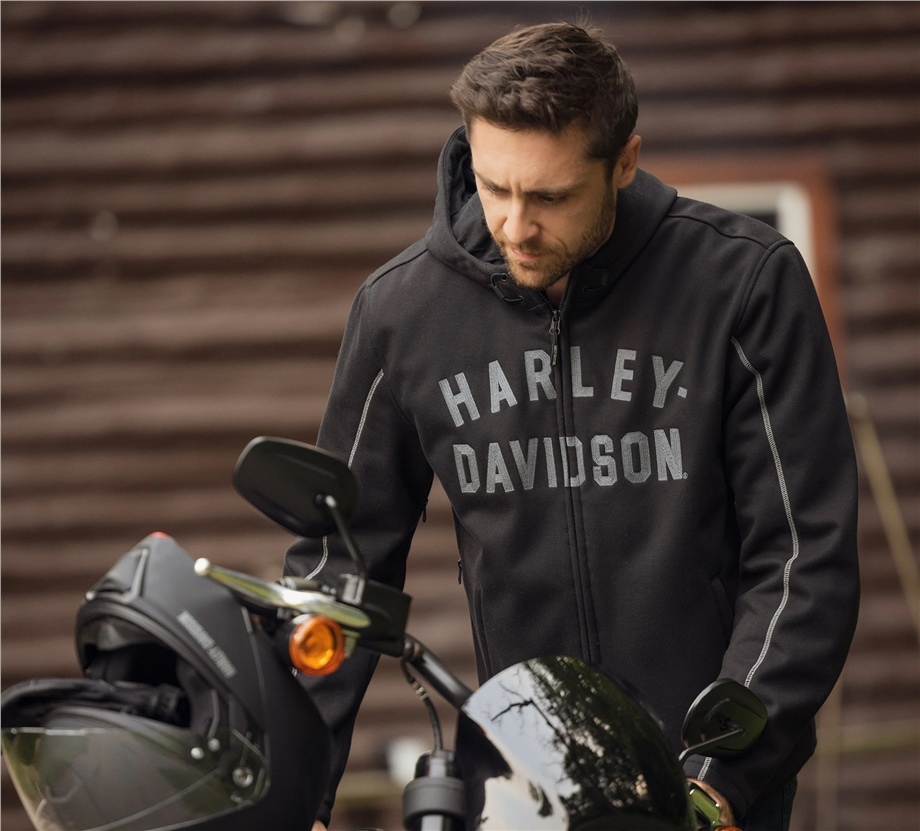 Hooded Riding Fleece Erkek Ceket - Harley Davidson Shop