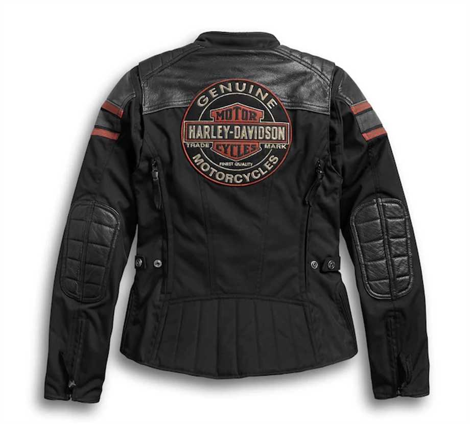 Worden Riding Siyah Kadın Ceket - Harley Davidson Shop