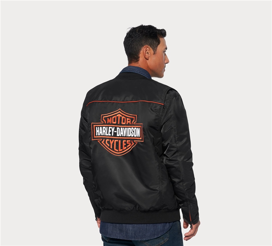 Jacket Woven Black Erkek Ceket - Harley Davidson Shop