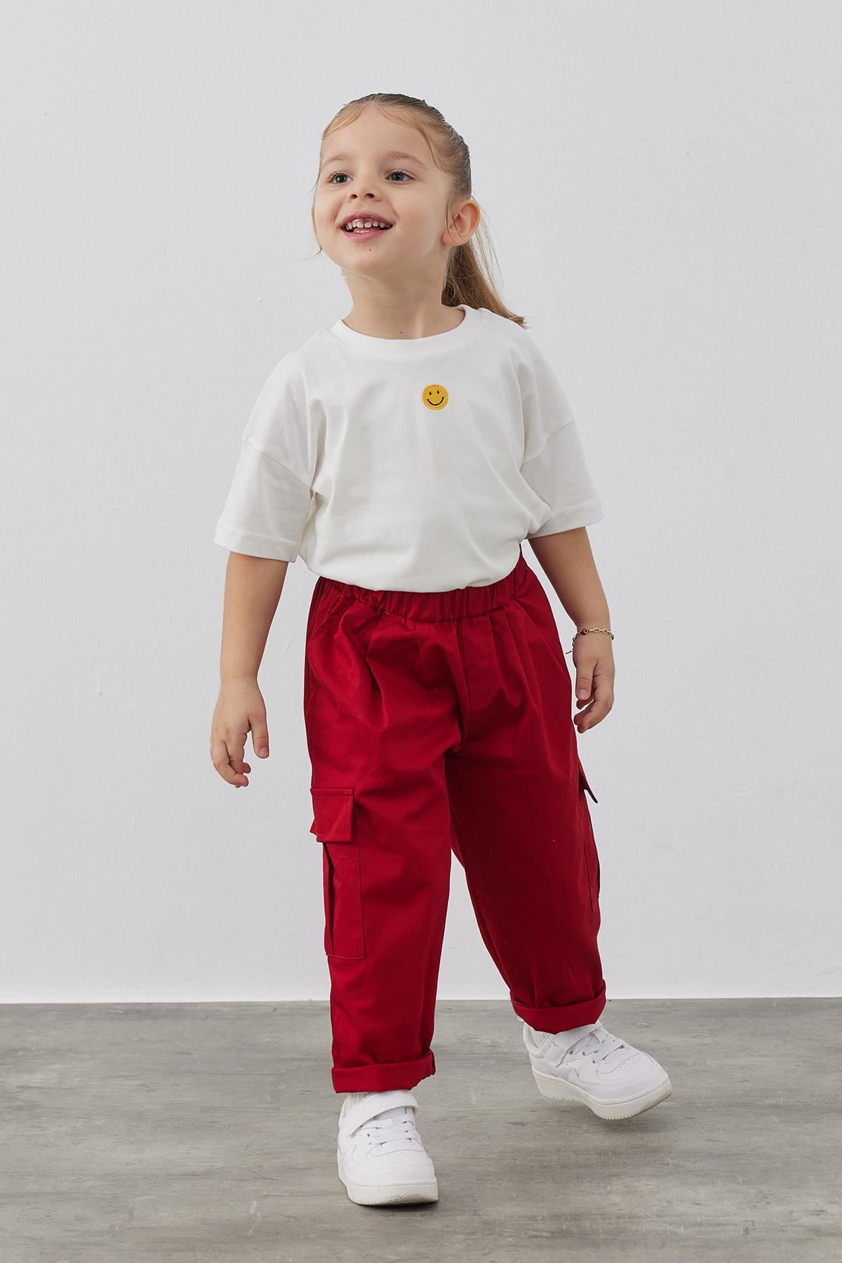Bordo Kargo Pantolon