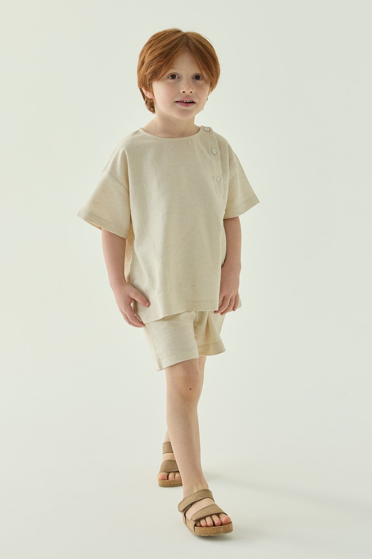 Linen Takım - naturel