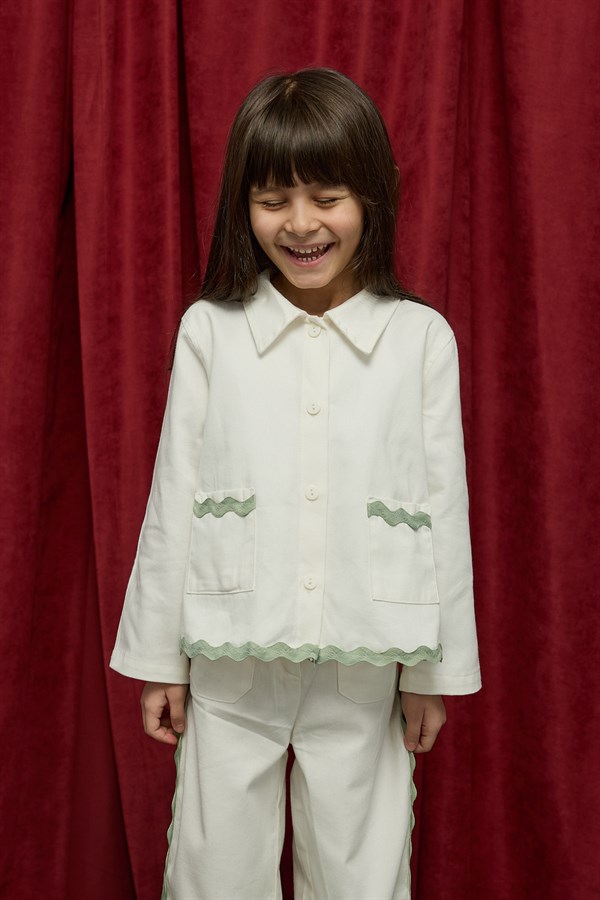 Loop Ceket Takım - ekru