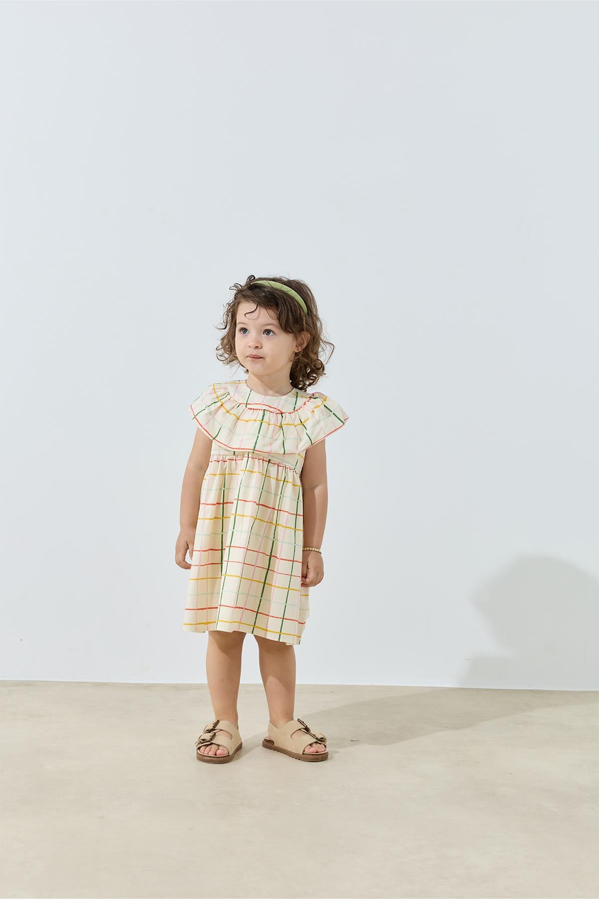 Fruit Elbise - çizgi baskılı