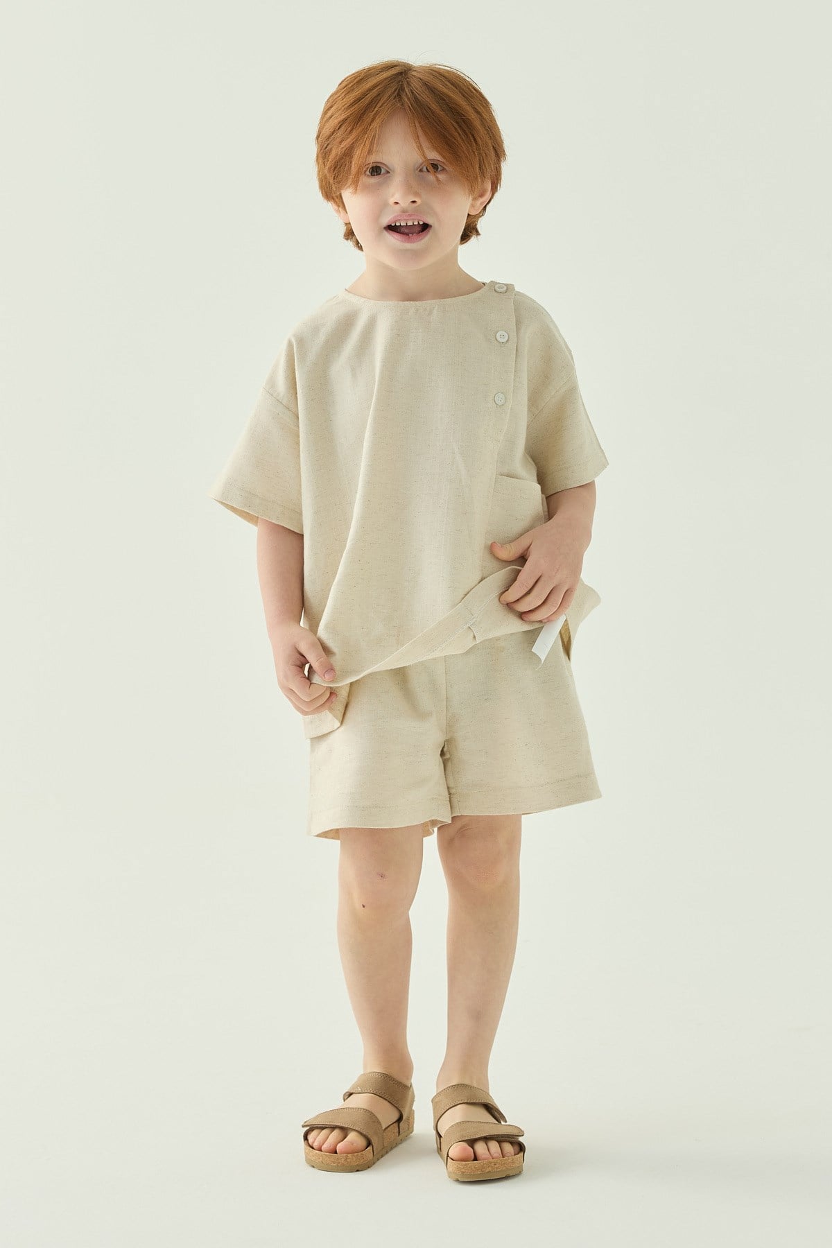 Linen Takım - naturel