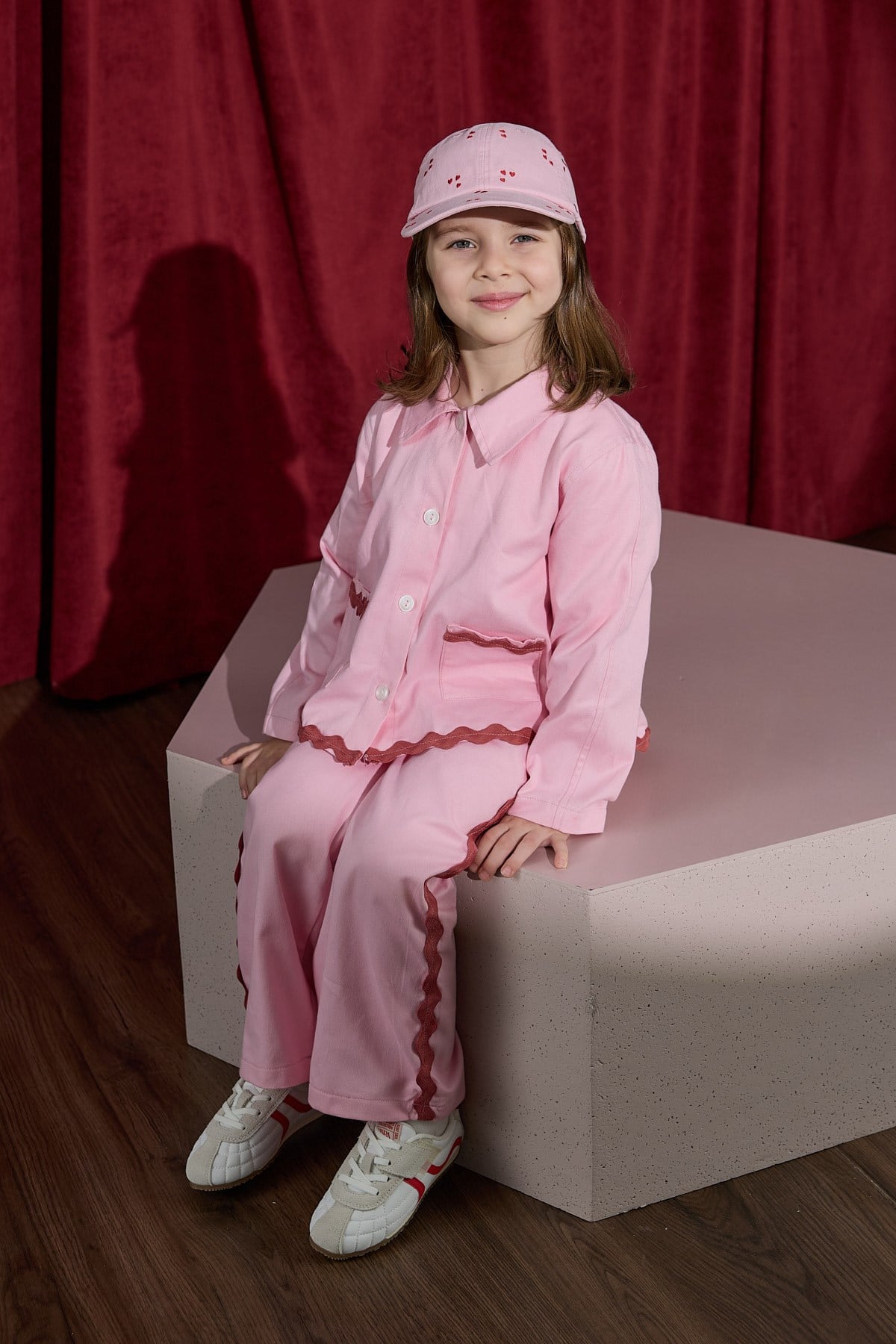 Loop Ceket Takım - pembe