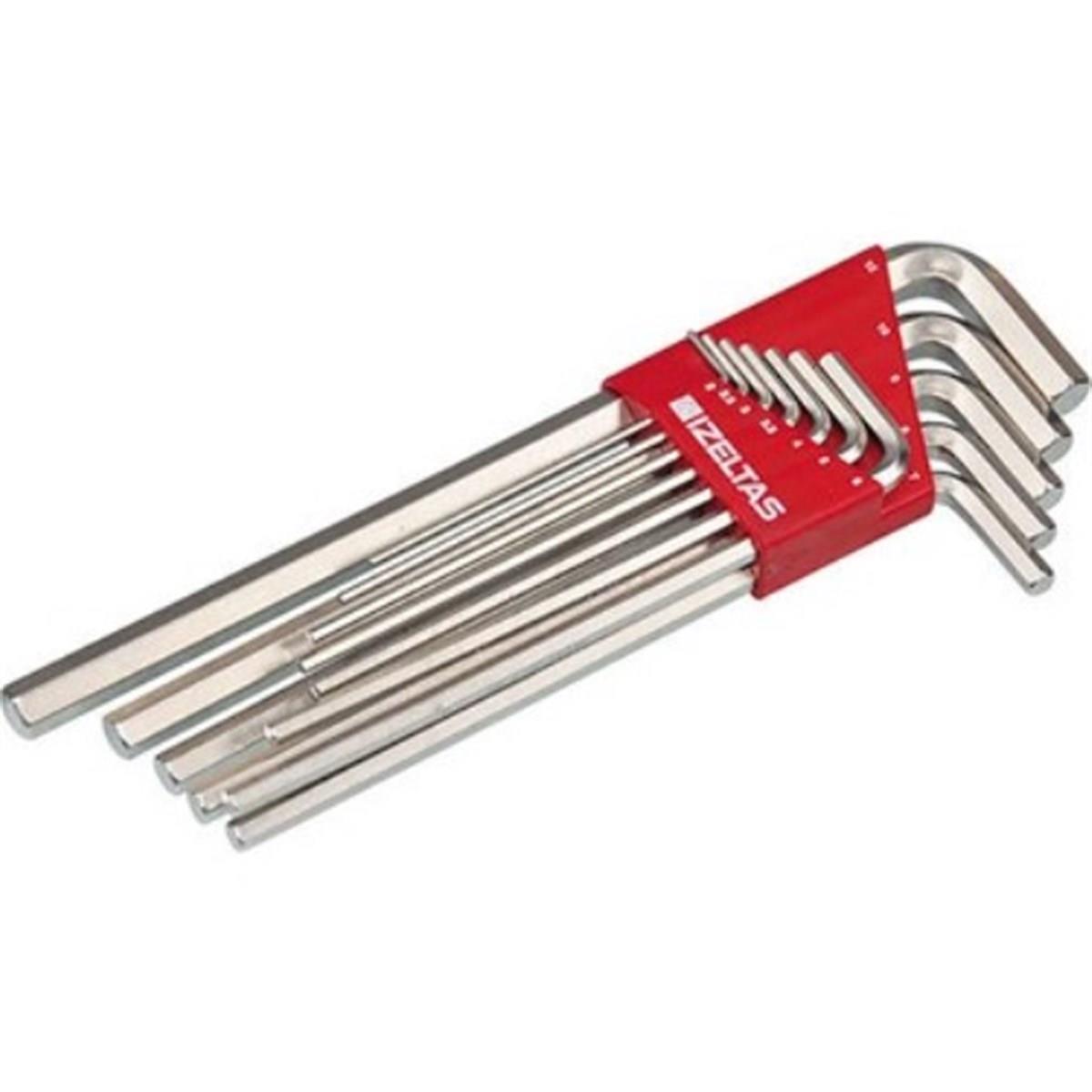 10'LU UZUN ALLEN ANAHTAR TAKIM İZELTAŞ