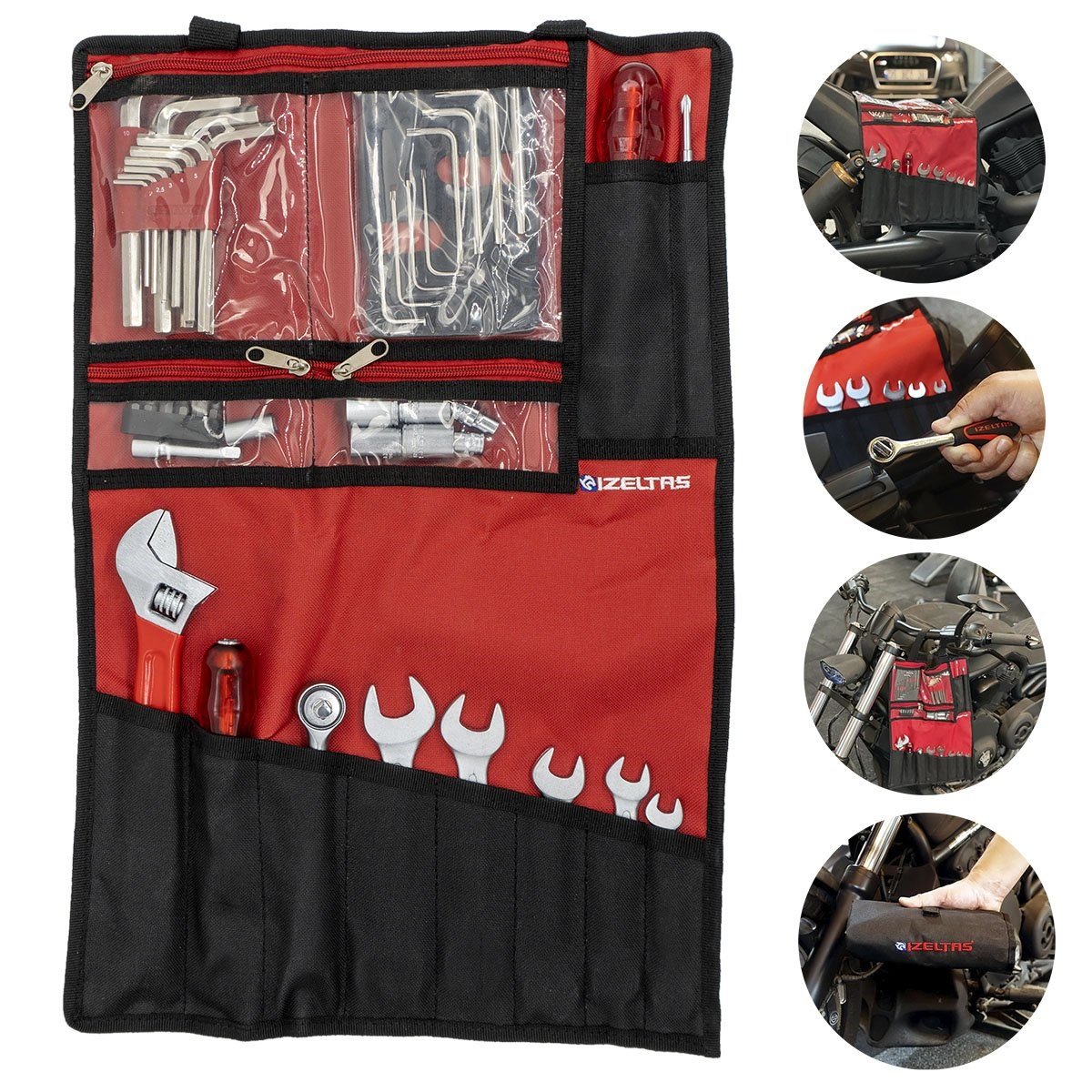 41 PARÇA MOTORSİKLET BAKIM SETİ İZELTAŞ