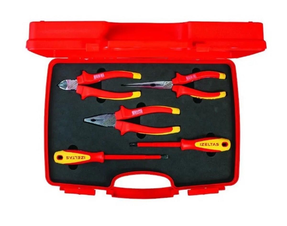 5 PARÇA ELEKTRİKÇİ İZOLELİ SET 1000V İZELTAŞ