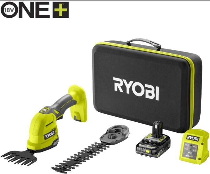 RY18GSA-120T 18V AKÜLÜ 2Sİ 1 ARADA ÇİT KESME RYOBİ
