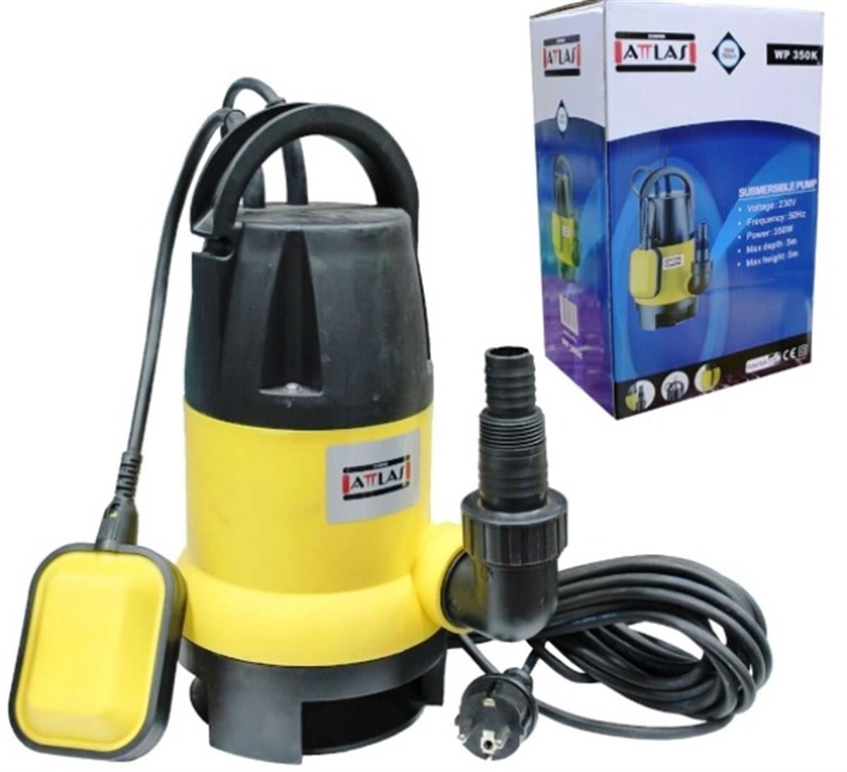 WP 350 K PLASTİK GÖVDELİ DRENAJ POMPASI ATTLAS