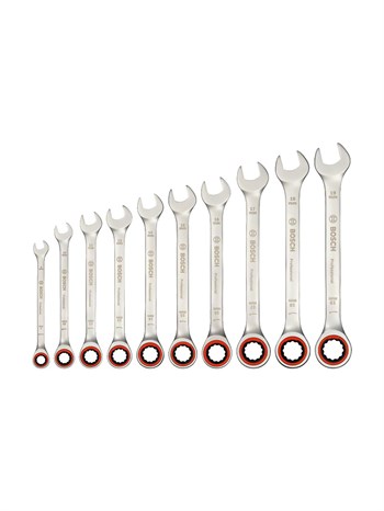 10 PARÇA CIRCIR KOMBİNE ANAHTAR TAKIMI 1600A02AU0 BOSCH