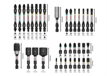 35 PARÇA TORNAVİDA UCU TAKIMI 2608521U77 BOSCH