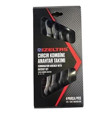 4 PARÇA CIRCIR KOMBİNE ANAHTAR TAKIMI İZELTAŞ