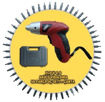 ATB 4.8 50 PRÇ. AKÜLÜ TORNAVİDA ATTLAS