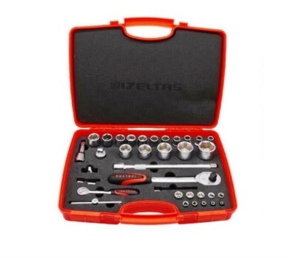 1/2 24PRÇ. 12 KÖŞE (SAE) LOKMA TAKIMI İZELTAŞ