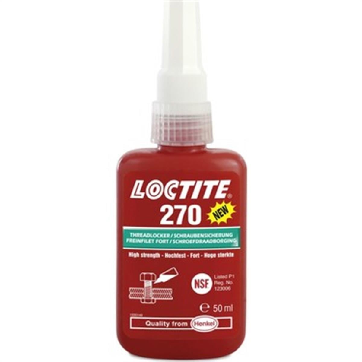 270 CİVATA SABİTLEYİCİ 50ML YÜKSEK MUKAVEMETLİ LOCTİTE