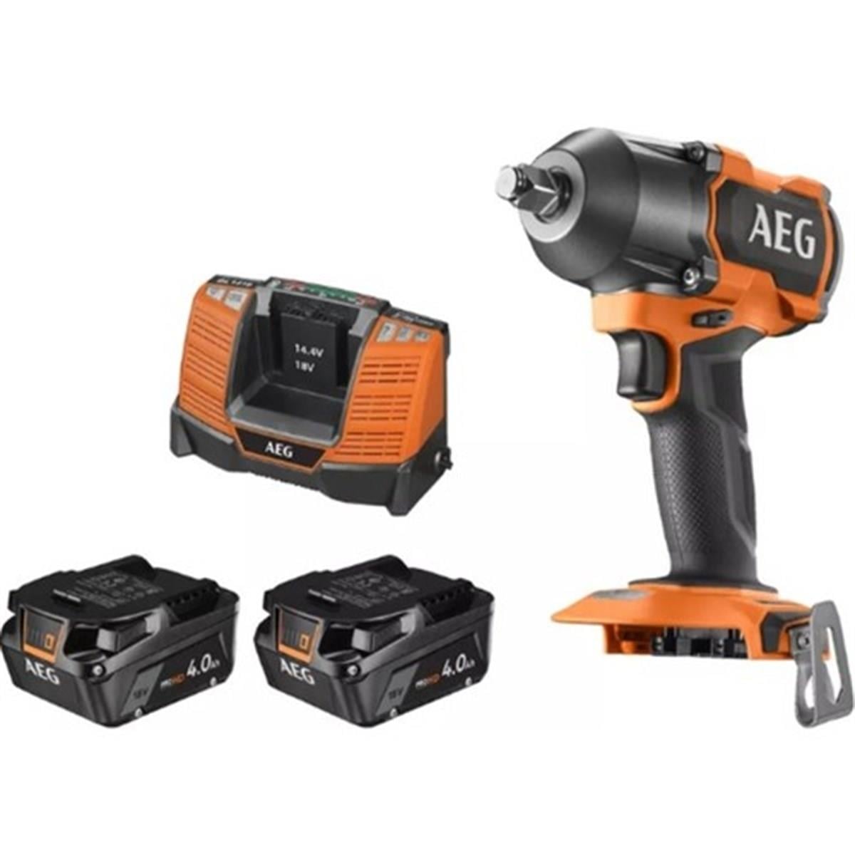 BSS 18MTF12BL-402C AKÜLÜ DARBELİ SOMUN SIKMA 4.0AH AEG