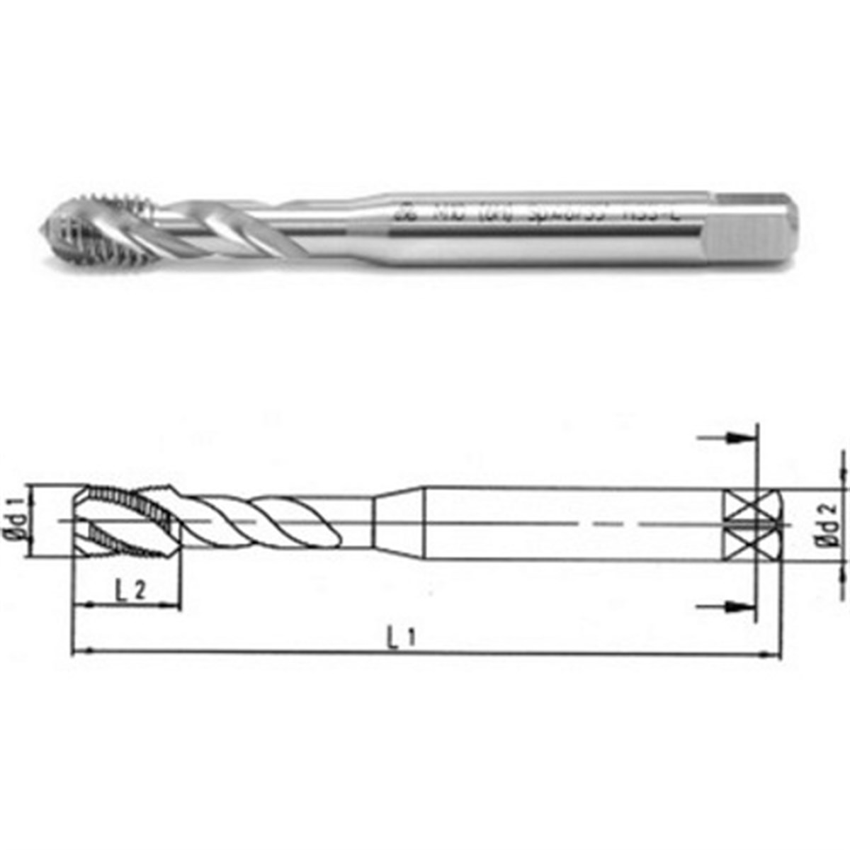 M5X0.8 DIN 371/C HELİS MAKİNA KILAVUZU MTE