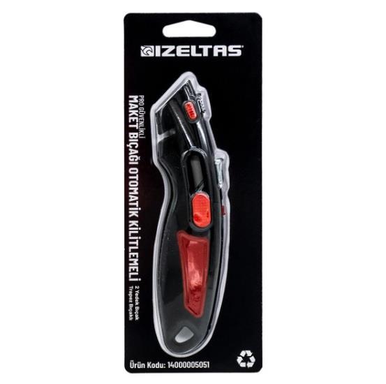 PRO GÜVENLİKLİ OTO. KİLİTLİ TRAPEZ MAKET BIÇAĞI İZ