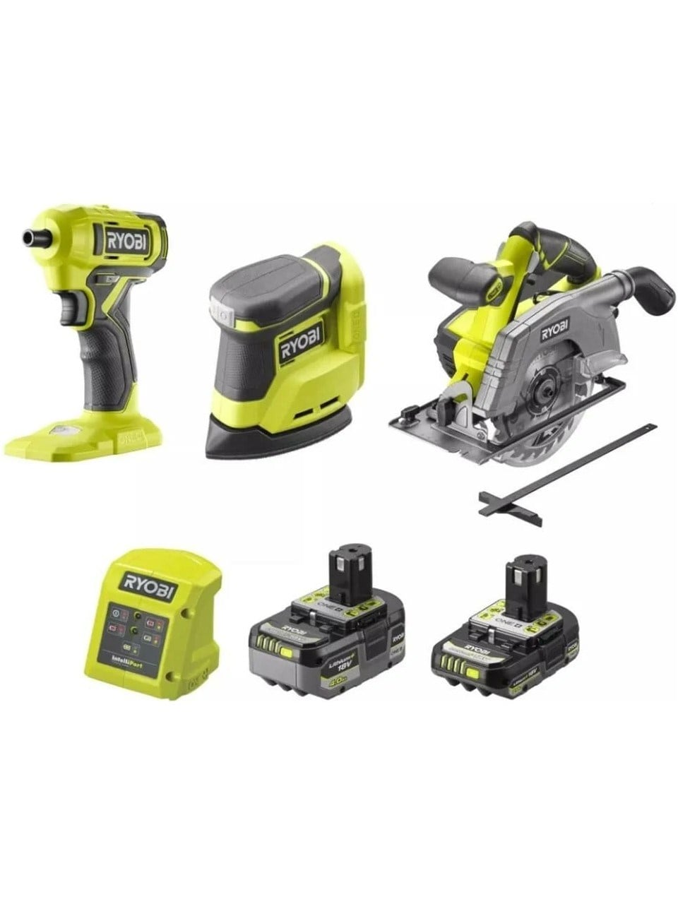 R18CK3G-242G 3LÜ KOMBO KIT RSD18+R18CSP+RPS18+1X4AH+1X2AH+ŞARJ CİHAZI RYOBİ
