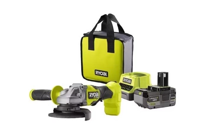 RAG18X-1C40S AKÜLÜ KÖMÜRSÜZ AVUÇ TAŞLAMA RYOBİ