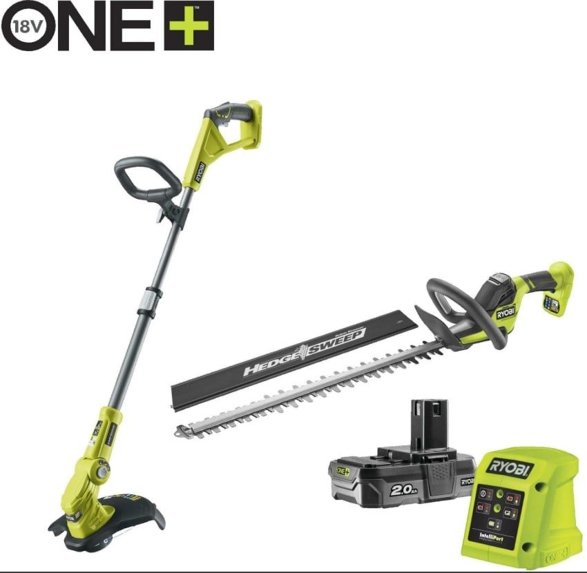 RY18LT18HTA-120 AKÜLÜ 2Lİ BUDAMA SET (RY18HT+OLT1832+RB18L20) RYOBİ