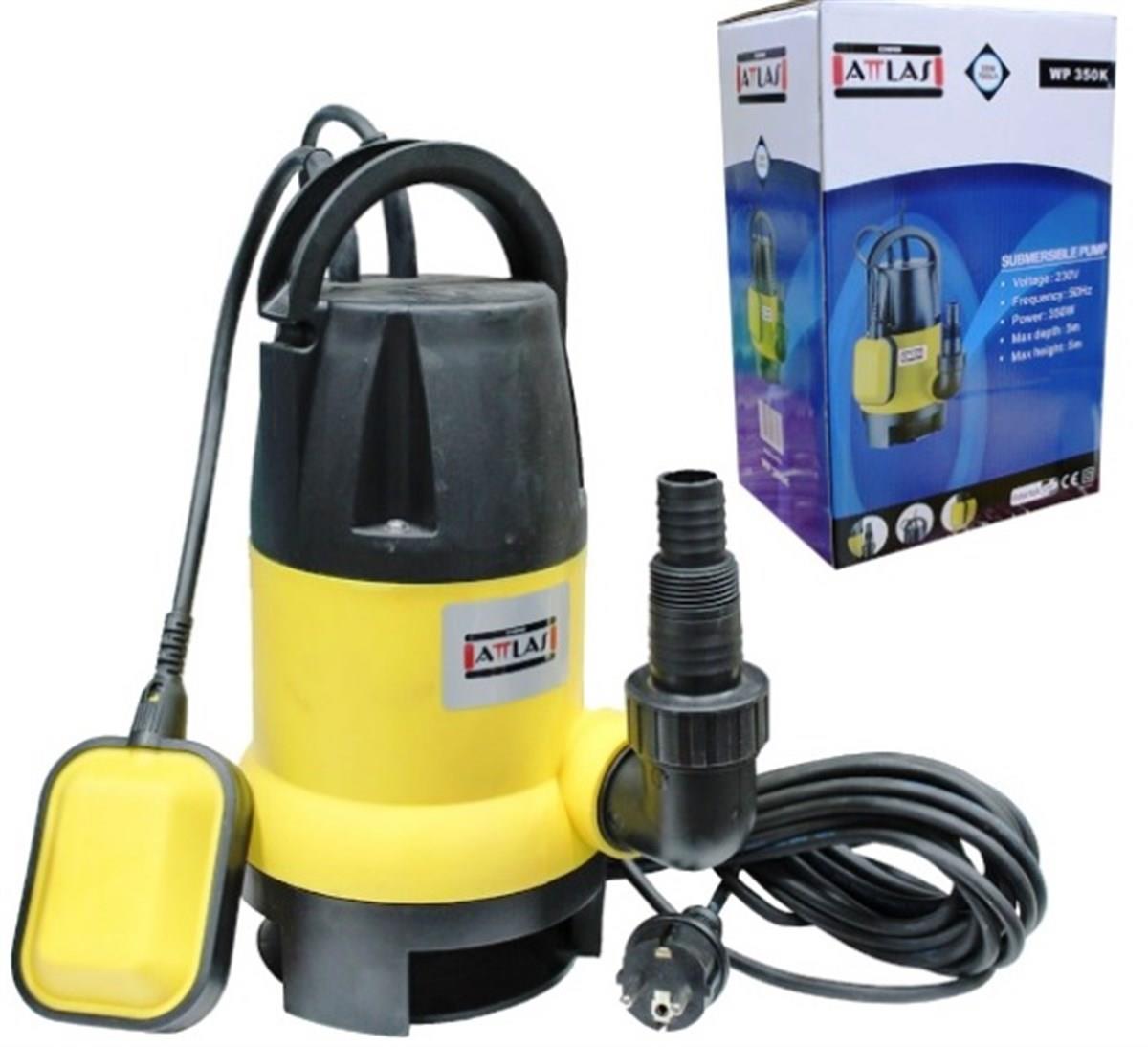 WP 350 K PLASTİK GÖVDELİ DRENAJ POMPASI ATTLAS