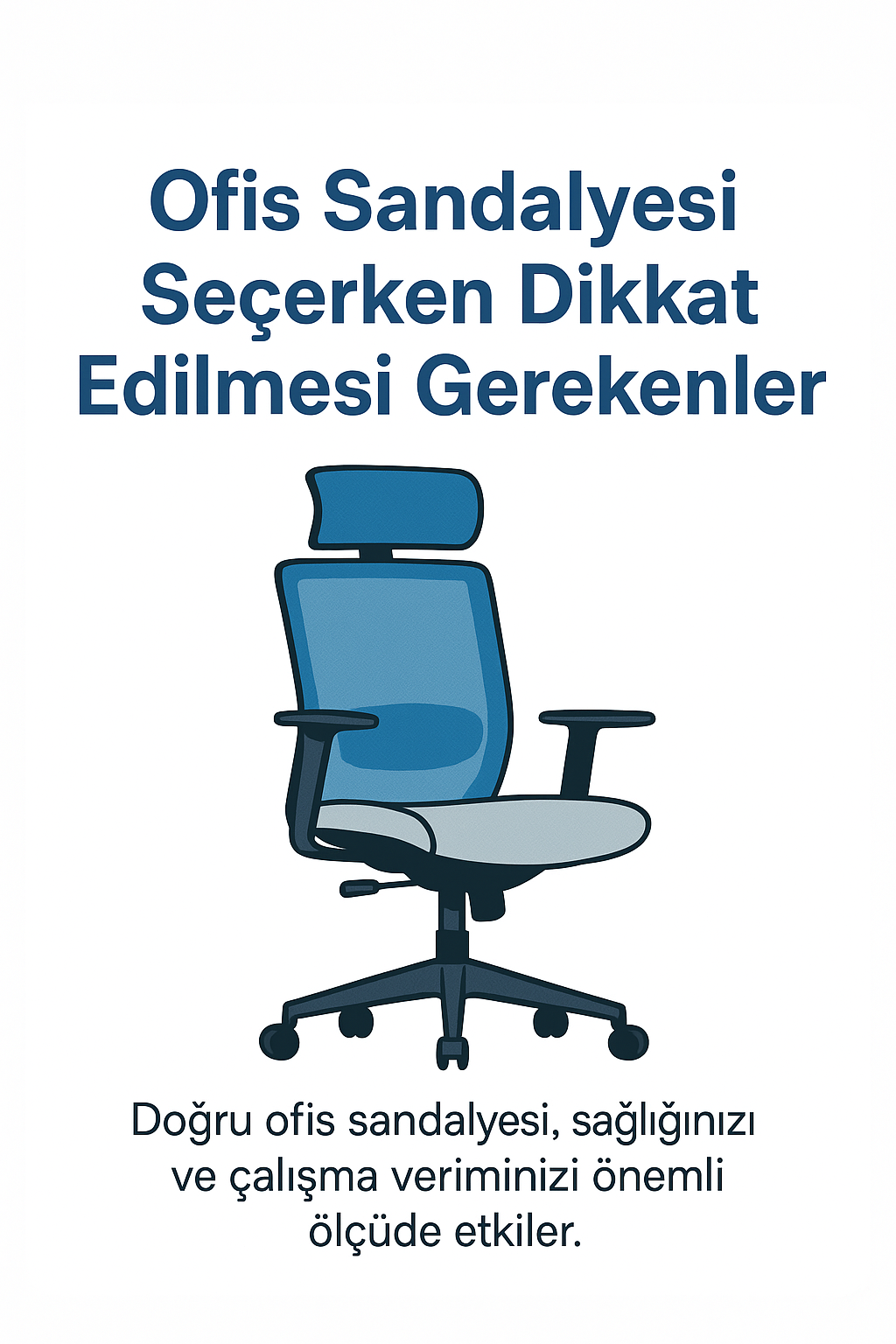 Ofis Koltuğu Seçerken Dikkat Edilmesi Gereken 5 Altın Kural
