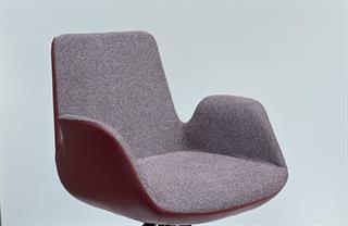 Sancak Dora Bekleme Sandalyesi , Bordo | Ofis Sandalyesi