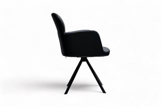 Sancak Roll Bekleme Sandalyesi , Siyah Antrasit | Ofis Sandalyesi