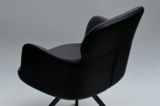 Sancak Roll Bekleme Sandalyesi , Siyah Antrasit | Ofis Sandalyesi