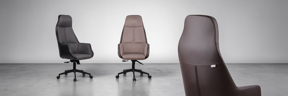 Sancak Baron Yönetici Koltuğu kumaş deri kombinli ergonomik ofis koltuğu
