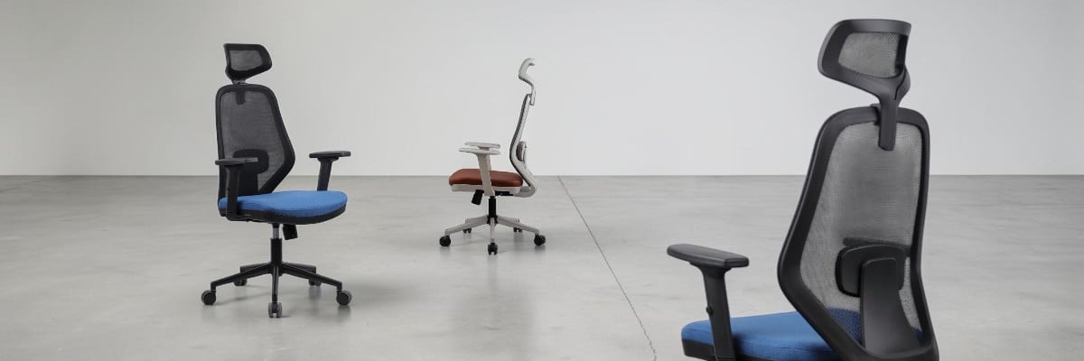 Sancak Viola Yönetici Koltuğu beyaz plastik gövdeli ergonomik ofis koltuğu